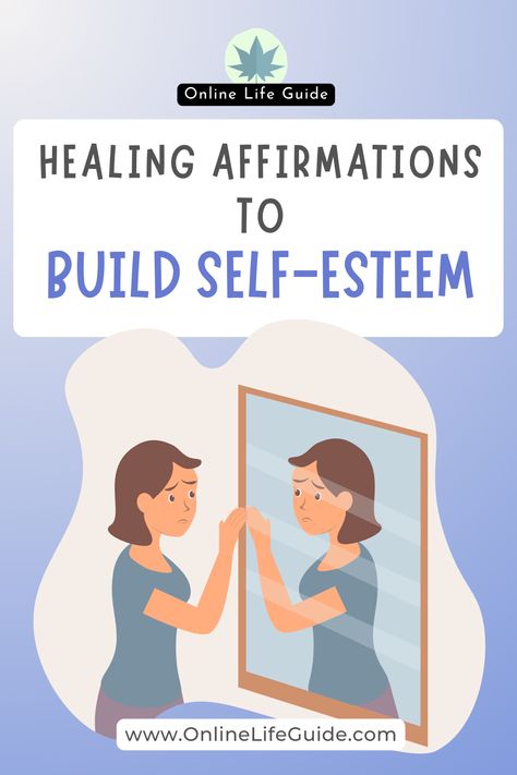 Develop high self-esteem, release self-doubt, celebrate your uniqueness, and navigate past traumas toward healing and growth. Elevate your self-worth and embark on a journey of self-discovery with these powerful affirmations for building self-esteem. (contains a step-by-step guide on how to use these affirmations for low self-esteem) Accept Compliments, Best Affirmations, Uplifting Affirmations, Building Self Esteem, Healing Affirmations, Powerful Affirmations, Life Guide, I Am Worthy, Self Image