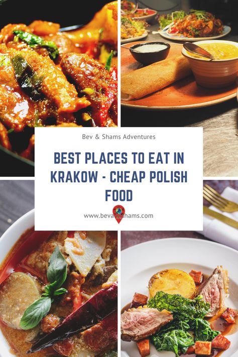 Best places to Eat in Krakow – For cheap Polish food Where To Eat In Krakow, Krakow Poland Food, Krakow Food, Poland Food, Lunch Places, Eat On A Budget, Popular Places, Polish Food, Poland Travel