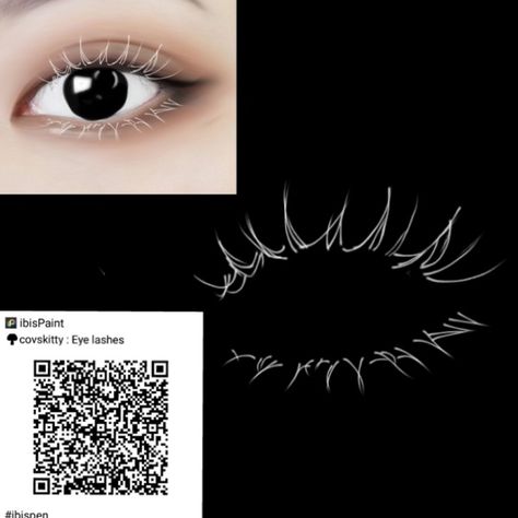 Eyelash Pen Ibispaint, Ibis Eyelashes Brush, Ibispaintx Brushes Eyelashes, Eyelashes Ibis Paint Code, Eyelashes Brush Ibis Paint, Eyelash Brush Ibispaint, Ibis Paint Brush Code Eyelash, How To Draw Eyelashes Digital, Eyelash Ibispaint Code