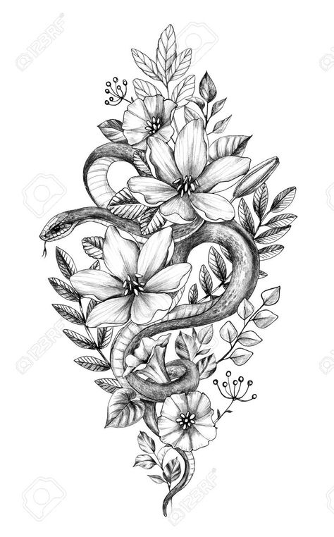 Tattoo Pierna Mujer, Tattoo Bein Frau, Snake And Flowers Tattoo, Cucumber Face, Tattoos Hand, Mask Acne, Hip Thigh Tattoos, Thigh Tattoo Designs, Gangsta Tattoos