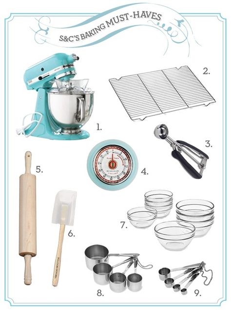 Which one of these #baking #musthaves could you never live without? Let us know! Baking Utensils Tools, Baking Tricks, Cupcake Inspiration, Bakers Kitchen, Baking Gadgets, Baking 101, Baking Equipment, Baking Art, Baking Items