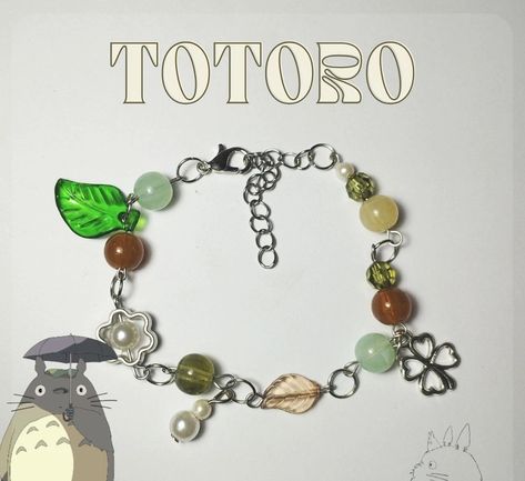 «Studio Ghibli» Studio Ghibli Inspired Jewelry, Studio Ghibli Bracelet, Totoro Bracelet, Ghibli Bracelet, Studio Ghibli Necklace, Ghibli Necklace, Studio Ghibli Diy, Studio Ghibli Jewelry, Ghibli Jewelry