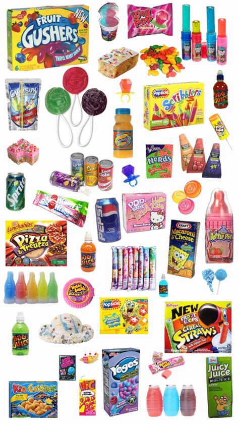 #2000s #2000snostalgia Fruit Gushers, Childhood Snacks, 2000s Nostalgia, New Fruit, Macaroni Cheese, Good Ole, Popsicles, Macaroni, Tart