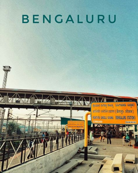 One of the busiest railway station in india Bengaluru Railway Station, Bangalore Railway Station Snap, Hyderabad Railway Station Snap, Banglore Story, Bangalore Instagram Story, Bangalore Railway Station, Bangalore Morning, Bangalore City Photography, Bangalore Travel