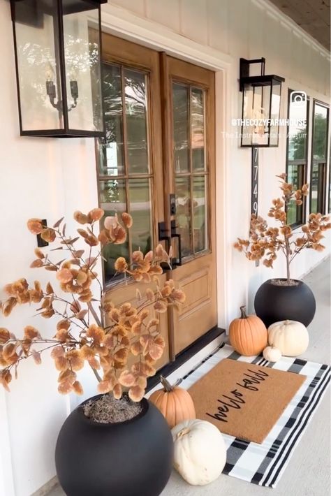 4ft Fall Eucalyptus Tree … curated on LTK Front Entry Fall Decor, Fall Outdoor Decor Porch, Porch Fall Decorating Ideas, Fall Patio Decor, Porch Fall Decor, Fall Patio, Fall Front Door Decor, Fall Front Porch Decor Ideas, Fall Room Decor