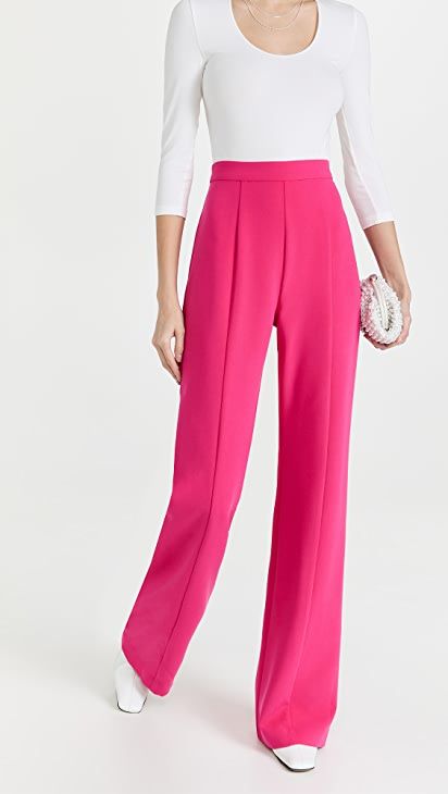 Pink Pant, Coast Dress, Palazzo Trousers, Wide Leg Dress Pants, Black Halo, Tailored Design, Pink Pants, Gerry Weber, Colourful Outfits