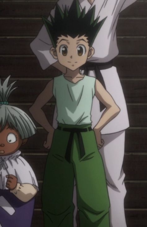 Gon Outfits Hxh, Gon Freecss, Yoshihiro Togashi, Hunter Outfit, Island Outfit, Anime Inspired Outfits, Action Poses, Contemporary Outfits, Anime Inspired