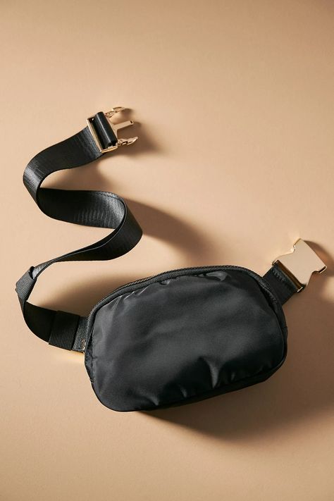 Nylon Belt Bag | Anthropologie Anthropologie Purse, Anthropologie Gifts, Convertible Purse, Swag Ideas, Anthropologie Bags, Tan Handbags, Black Leather Crossbody Bag, Shoes Bag, Belt Bags