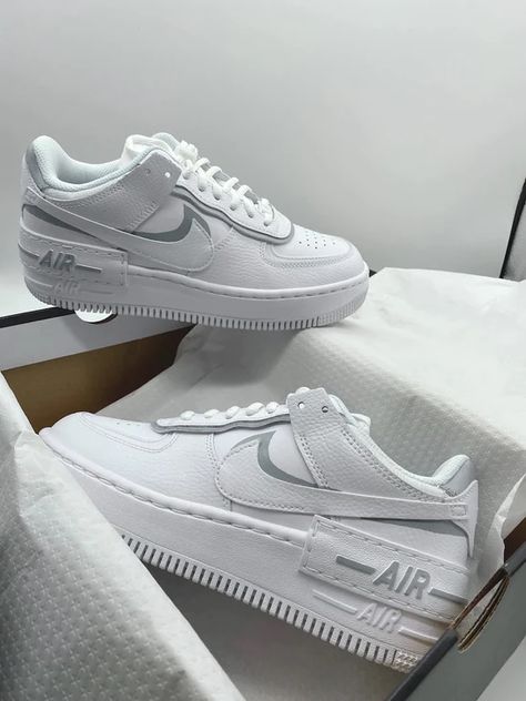 Nike Air Force Shadow, Custom Sneakers Nike, Custom Nike Air Force, Nike Air Force 1 Shadow, Air Force 1 Shadow, Colorful Sneakers, Dr Shoes, Nike Fashion Shoes, Preppy Shoes