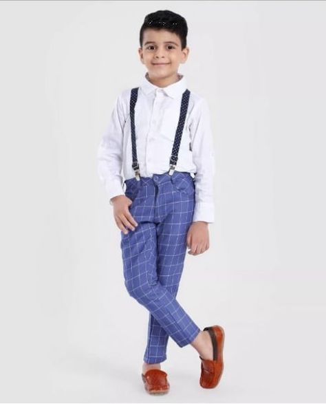 5 Pcs Baby Boy Party Wear Outfit - Kids Gentleman Style Suspender and Bow Tie Dress - Boys Formal Wear Online Suspenders And Bow Tie Outfit, Bow Tie Outfit, Suspenders Ring Bearer, Kids Suspenders, Boys Party Wear, Baby Boy Suspenders, Toddler Suspenders, Kids Formal Wear, Wedding Suspenders