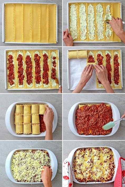 Lasagna Rolls Recipe, Classic Italian Pasta, Traditional Lasagna, Lasagna Rolls, Ground Beef Recipes For Dinner, Beef Recipes Easy, Food Recepie, Italian Pasta, Rolls Recipe