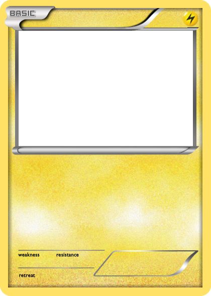 Pokemon Card Photo Frame, Pokemon Card Blank, Pokemon Card Invitation, Pokemon Card Template Blank, Pokemon Invitations Template, Pokemon Cards Diy, Pokedex Design, Pokemon Card Birthday, Pokemon Trivia