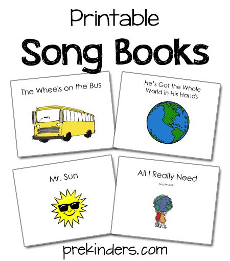 FREE Printable Preschool Song Books Circle Time Songs, Song Books, Classroom Songs, Preschool Speech, Preschool Music, Finger Plays, Singing Lessons, Preschool Songs, Early Intervention