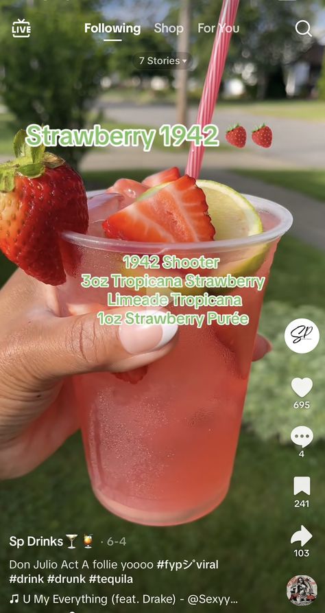 Pink Mixed Drinks Alcohol, Pink Whitney Mixed Drinks, Drinks With Pink Whitney, Girly Mixed Drinks, Mix Drinks Alcoholic, Drink Recipes Alcoholic, Mixed Drinks Alcohol Recipes, Achololic Pink Drinks, Fruity Drink Recipes