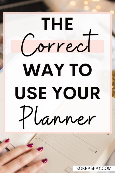 Using A Planner, Kids Planner, Planner Tips, Planner Organiser, Work Planner, Best Planners, Planner Inspiration, Planner Layout, Plan Planner