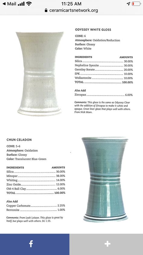 Cone 6 Glaze Recipes Oxidation, Glaze Recipes Ceramics Cone6, Ceramic Glaze Recipes Cone6, White Glaze Recipe, Clear Glaze Recipe, Ceramics Diy, Guatemalan Art, Ceramics Glaze, Pottery Store