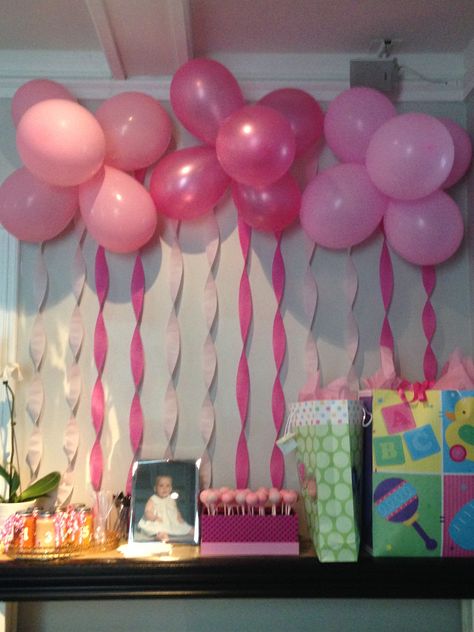 Balloons & Streamers Streamers And Balloons Decorations, Party Streamer Ideas, Balloons And Streamers, Birthday Streamers, Streamer Decorations, 21st Bday Ideas, Birthday Room Decorations, Golf Birthday Party, Party Streamers