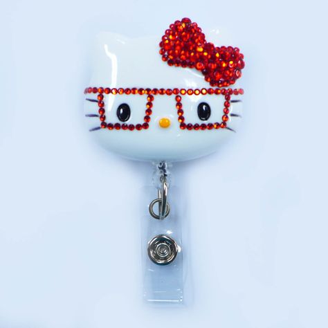 PRICES MAY VARY. Brand : LOVEKITTY 100% Handcrafted Made in the USA Kitty Size: 45mm * 42mm Belt Clip LOVEKITTY -- Retractable ID Badge Reel / Name Badges / ID Badge Holder / Nursing Badge Handbag Hanger, Custom Lanyards, Pretty Names, Key Chain Holder, Custom Badges, Id Badge Reels, Name Badges, Retractable Badge Reel, Id Badge Holders