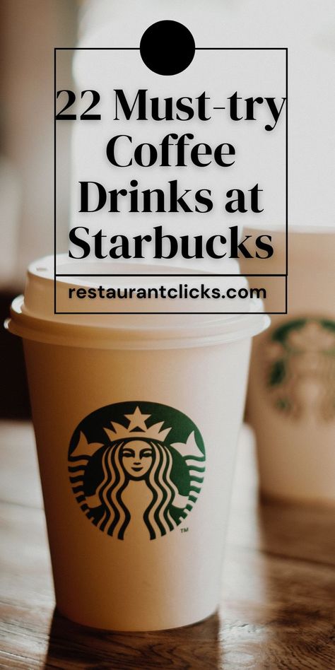 22 Must-try Coffee Drinks at Starbucks Americano Starbucks Drinks, Coffee Drinks At Starbucks, Best Coffee Drinks, Drinks At Starbucks, Iced White Chocolate Mocha, Best Starbucks Coffee, Caffe Mocha, Healthy Starbucks Drinks, Caffeine Drinks