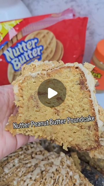 Nutter Butter Peanut Butter Pound Cake, Nutter Peanut Butter Pound Cake, Nutter Butter Pound Cake, Bundy Cake, Peanut Butter Pound Cake, Butter Pound Cake, Nutter Butter, Peanut Butter Cake, Instagram Algorithm