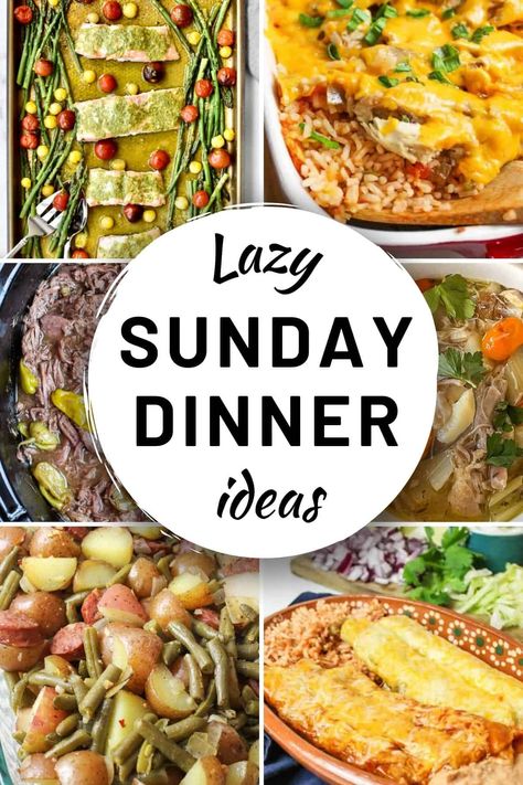 20 Lazy Sunday Dinner Ideas - BeeyondCereal Quick And Easy Sunday Dinner Ideas, Healthy Sunday Dinner Ideas, Lazy Sunday Dinner, Easy Chicken Burritos, Easy Sunday Dinner Ideas, Easy Sunday Dinner, Easy Honey Garlic Chicken, Sunday Meals, Sunday Dinner Ideas