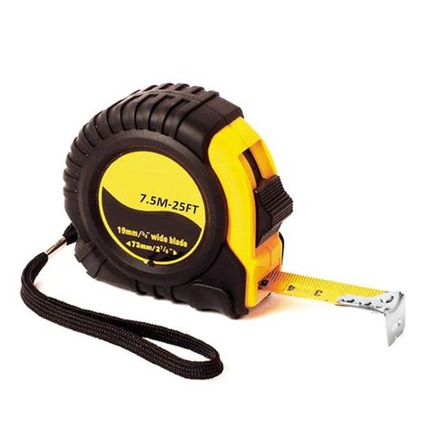 25 FT 3/4" Heavy Duty SAE Metric Measure Tape w/ Hand Strap Belt Clip Thumb Lock Moving Supplies, Tape Measures, Hardware Tools, Measuring Tape, Belt Clip, Tape Measure, Ruler, 4 Inch, Things To Sell