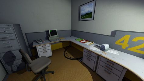 The Stanley Parable: Ultra Deluxe is hiding a pretty fantastical secret for just a simple remaster. Stanley Parable Ultra Deluxe, The Stanley Parable, Stanley Parable, Office Cubicle, Indie Game, Simple Minds, His Office, Video Games Playstation, Nintendo Switch Games