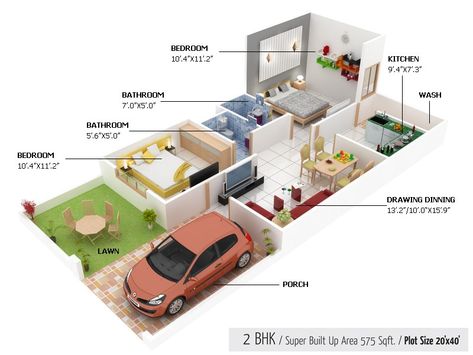 20x40 House Plan 2bhk - 20x40 House Plan 2bhk, Amaltas Oak Singlex Bungalows In Bhopal Bungalows In 2bhk Floor Plan for First Floor Gharexpert Outstanding Sq Ft House Plans Vastu south Facing Ideas South Facing House, 20x40 House Plans, 30x40 House Plans, Small Modern House Plans, Open Floor House Plans, House Plan With Loft, 2bhk House Plan, Indian House Plans, Indian House