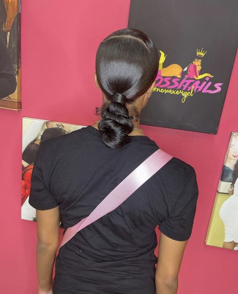 Slik Press Hairstyles, Ponytail Swoop, Ponytail Weave, Sleek Braided Ponytail, Cute Ponytail Hairstyles, Sleek Ponytail Hairstyles, Cute Ponytails, Birthday Hairstyles, Hoco Hairstyles