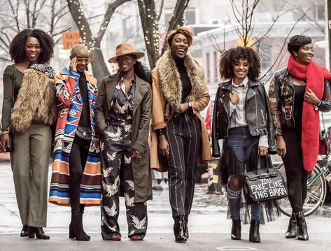 Friends that SLAY Together STAY together!!! @daynabolden Brooklyn Vibes, Fall Fashion Aesthetic, Brown People, Essence Festival, Atlanta Fashion, Street Style Edgy, Fall Wear, Fashion Friends, Nyc Trip