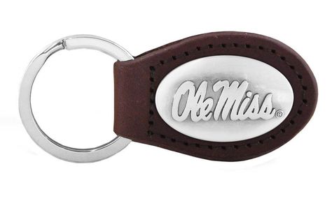 Amazon.com : NCAA Mississippi Old Miss Rebels Zep-Pro Leather Concho Key Fob, Brown : Sports Fan Keychains : Sports & Outdoors Tshirt Rug, Victoria Secret Hoodies, Leather Key Fobs, Plain Tees, Self Service, Leather Key, At Home Gym, Sports Fan, Key Fob