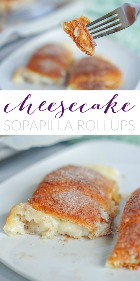 Cheesecake Sopapilla Rollups! These cinnamon and sugar cheesecake bites are perfect for parties and made from crescent rolls! So easy to make and AMAZING! #lemonpeony #cheesecake #sopapilla #rollups #easydesserts Cinnamon Rollups, Cheesecake Sopapilla, Chocolate Cheesecake Bites Recipe, Quick Bakes, Cheesecake Cinnamon, Sopapilla Recipe, Chocolate Cheesecake Bites, Pear And Almond Cake, Finger Food Desserts