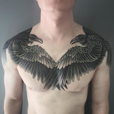 #blacktattooart #blackworkers #blackworkerssubmission #blxckink #darkartists #ladytattooers… Rabe Tattoo, Tatoo 3d, Vikings Tattoo, Maori Tattoos, Polynesian Tattoos, Crow Tattoo, Tattoo Inspiration Men, Samoan Tattoo, Norse Tattoo