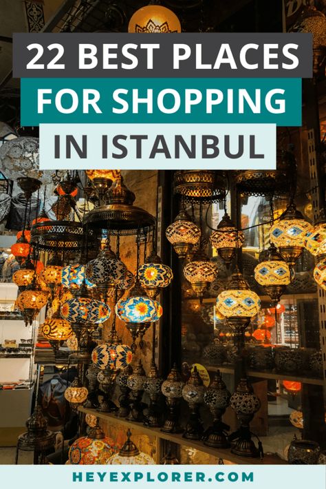 Istanbul Turkey Shopping, Shopping In Turkey, Istanbul Turkey Aesthetic, Istanbul Places, Shopping Istanbul, Shopping In Istanbul, Istanbul Market, Istanbul Shopping, Europe Backpacking