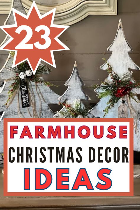 Are you looking for cozy or simple Farmhouse Christmas decor ideas? these Christmas decor ideas for living rooms, outdoors, bedrooms are what you need. These Chrismas decor DIYs and chrismtas decor ideas for bedrooms ,come in white, boho, farmohouse, handmade, and simple. Don't miss some othe the best Christmas decor ideas Nativity Christmas Decor Ideas, Christmas Decor For Farmhouse, 2024 Christmas Diy Decor, White Farmhouse Christmas Decor Exterior, Dollar Tree Farmhouse Christmas Diy, Country Christmas Crafts Farmhouse, Christmas Decor Ideas For Bedroom Farmhouse, Farmhouse Christmas Crafts Diy, Primitive Country Christmas Crafts