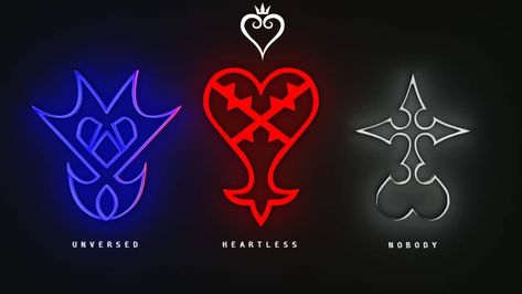 Nobody Kingdom Hearts, Kingdom Hearts Nobody, Kingdom Hearts Logo, Heartless Tattoo, Kingdom Hearts Quotes, Kingdom Hearts Tattoo, Xion Kingdom Hearts, Kingdom Hearts Heartless, Heart Wallpaper Hd