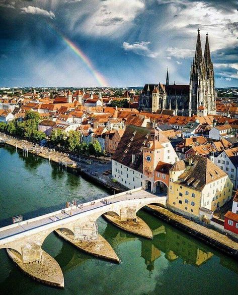 Regensburg Germany, German Cities, Voyage Europe, India Travel, Germany Travel, Travel Inspo, Places Around The World, Travel Around The World, Beautiful World