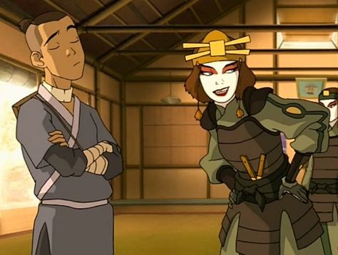 Atla Widgets, Sokka X Suki, Suki Atla, Sokka And Suki, Sokka Suki, Airbender Aesthetic, Suki And Sokka, Suki Avatar, Old Cartoon Shows