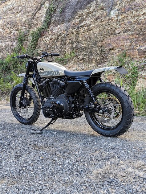 The Night Scrambler: Nightster 1200 Scrambler – BikeBound Nightster 1200, Aesthetic Exercise, Harley Scrambler, Sportster Scrambler, Harley Davidson Scrambler, Ducati Cafe Racer, Hd Motorcycles, Sportster Bobber, Tracker Motorcycle