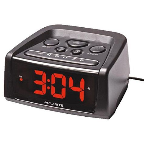 Review and recommendation of the Acurite alarm clock Jam Alarm, Time Alarm, Weather Instruments, Alarm Clocks, Daylight Savings, Radio Clock, Daylight Savings Time, Time Clock, Weather Station