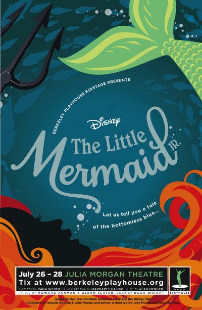 Little Mermaid Poster, The Little Mermaid Poster, Broadway Posters, Job Inspiration, Play Poster, Mermaid Poster, Kids Theater, Marketing Flyers, Theatre Life