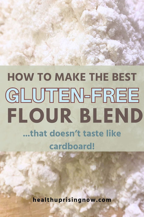 Gluten free all purpose flour on a cutting board Grain Free Flour Blend, All Purpose Flour Recipes, Gluten Free All Purpose Flour, Gluten Free Flour Recipe, Gluten Free Tips, Gluten Free Recipes For Lunch, What Is Gluten, Gluten Free Items, Gf Flour