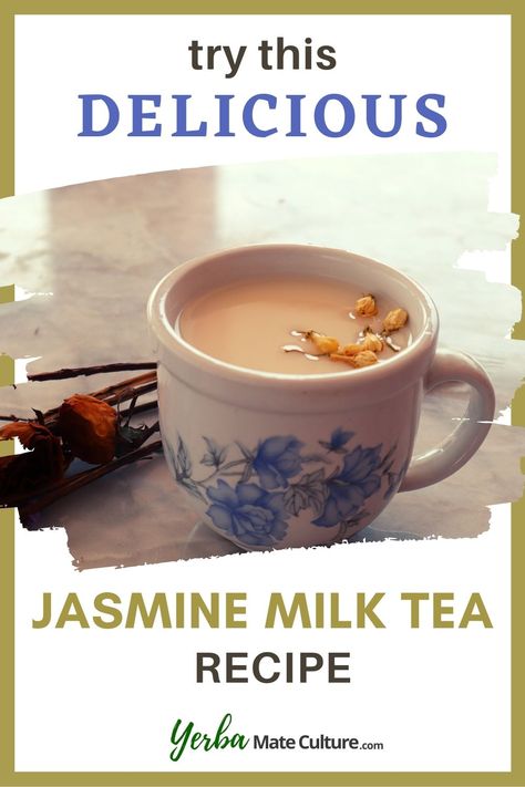 Jasmine Tea Benefits, Jasmine Milk Tea, Jasmine Milk Tea Recipe, Pumpkin Chai Tea, Jasmine Pearl Tea, Milk Tea Recipe, Boba Tea Recipe, Tea Latte Recipe, Milk Tea Recipes