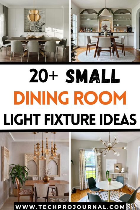 I’ve found some beautiful light fixture ideas for small dining rooms that make a big impact! These dining room light fixture designs add the perfect glow and set the mood, whether you’re going for something modern, classic, or rustic. Small Dining Room Pendant Light, Dining Table Lighting Low Ceiling, Bright Dining Room Light Fixtures, Small Dining Room Lighting Over Table, Small Dining Room Ceiling Light, Dining Room Lighting Over Table Ideas, Small Dining Lighting Ideas, How To Choose Dining Room Lighting, Dining Room Design Lighting