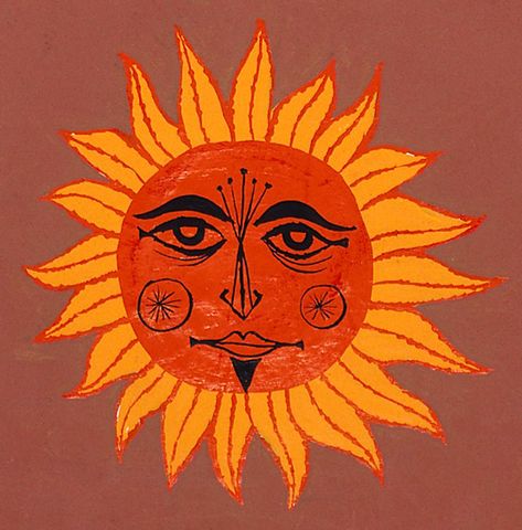 Hawaiian Illustration, Rolly Crump, Sun Artwork, Good Day Sunshine, Sun Illustration, Sun Moon Stars, Sun Art, Hippie Art, Weird And Wonderful