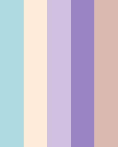 Easy Calm Calm Colour Pallete, Sleep Colour Palette, Light Blue Hex, Pretty Pallets, Purple Hex, Color Palets, Art Pallet, Purple Names, Calm Color Palette