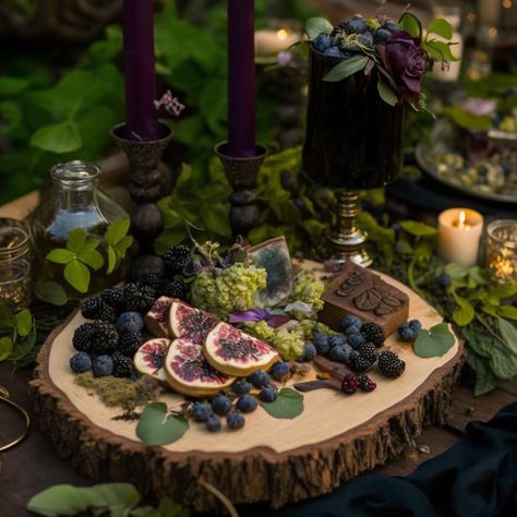 Enchanted Forest Wedding Theme, Gothic Wedding Theme, Witch Wedding, Forest Birthday Party, Enchanted Forest Party, Dark Wedding Theme, Enchanted Party, Enchanted Forest Theme, Forest Theme Wedding