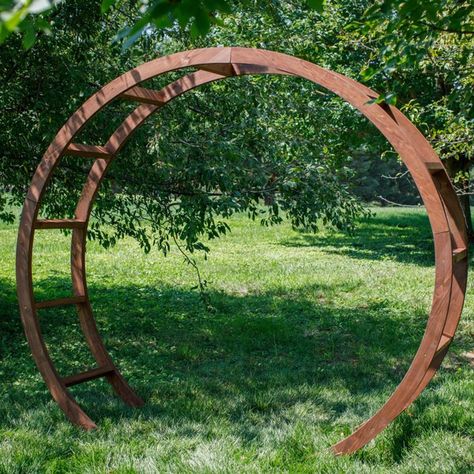 Diy Arbour, Metal Arbor, Wooden Arbor, Wedding Arbors, Moon Gate, Building A Pergola, Professional Landscaping, Garden Arbor, Garden Gazebo