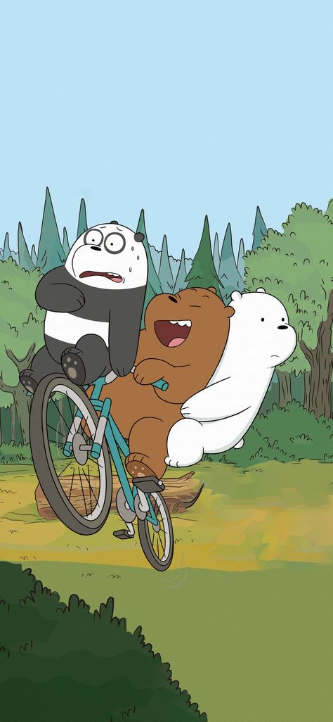 We Are Bare Bears Wallpaper, We Bear Bears Wallpapers, Bare Bears Wallpaper, We Bear Bears, 9:16 Wallpaper, Best Cartoon Shows, Bear Bears, We Bare Bears Wallpapers, Wallpaper Doodle