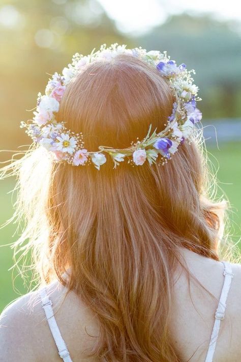 Wildflower Crown, Flowers Crown, Crown Photos, Diy Flower Crown, Head Wreath, Hair Wreaths, Bridal Flower Crown, Garden Wedding Inspiration, Garden State